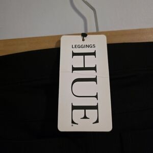 Hue Ponte Women’s Black Leggings Medium | Stretch Pull-On Pants